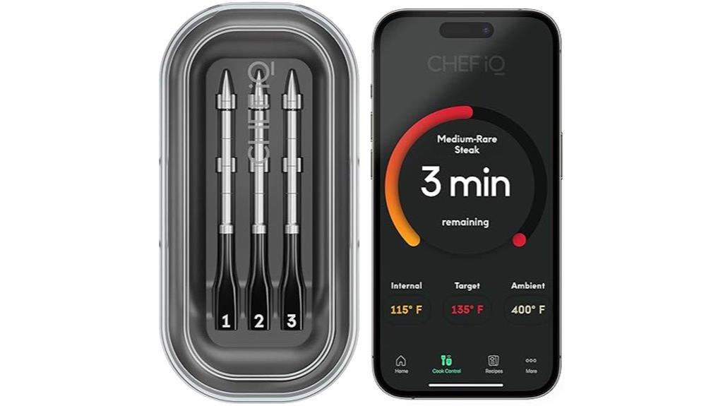 wireless meat cooking thermometer