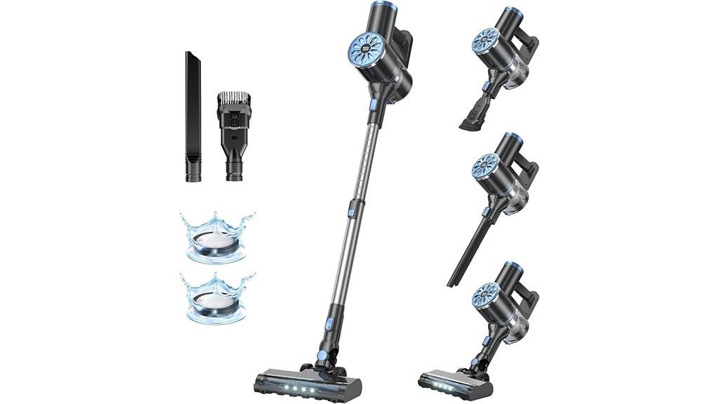 wireless vacuum with display