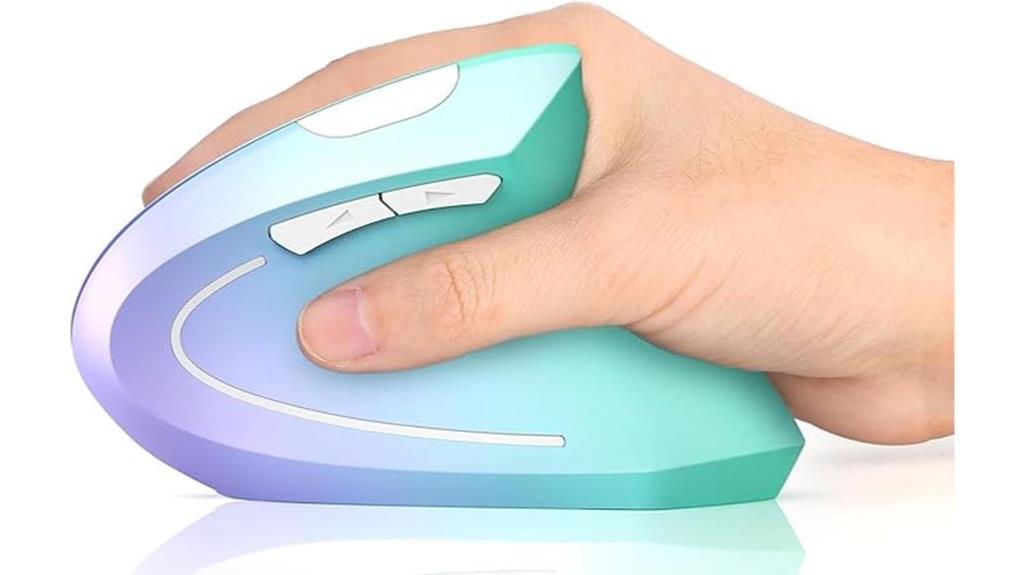 wireless vertical mouse rechargeable