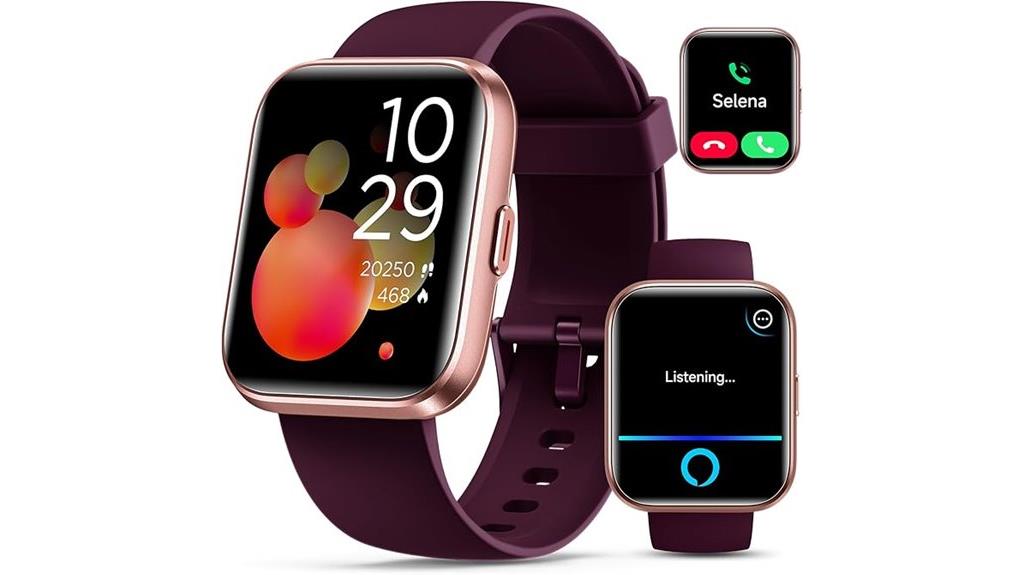 women s fitness smartwatch with notifications