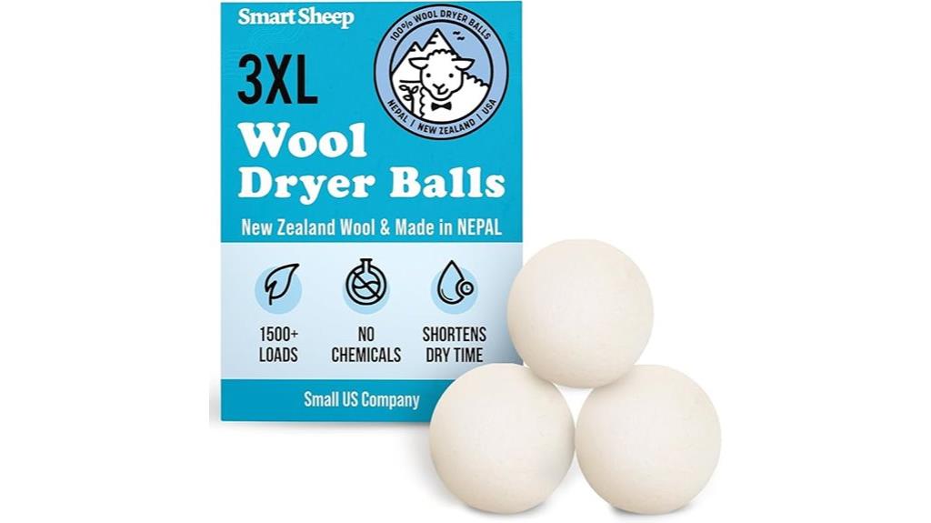 xl natural wool dryer balls