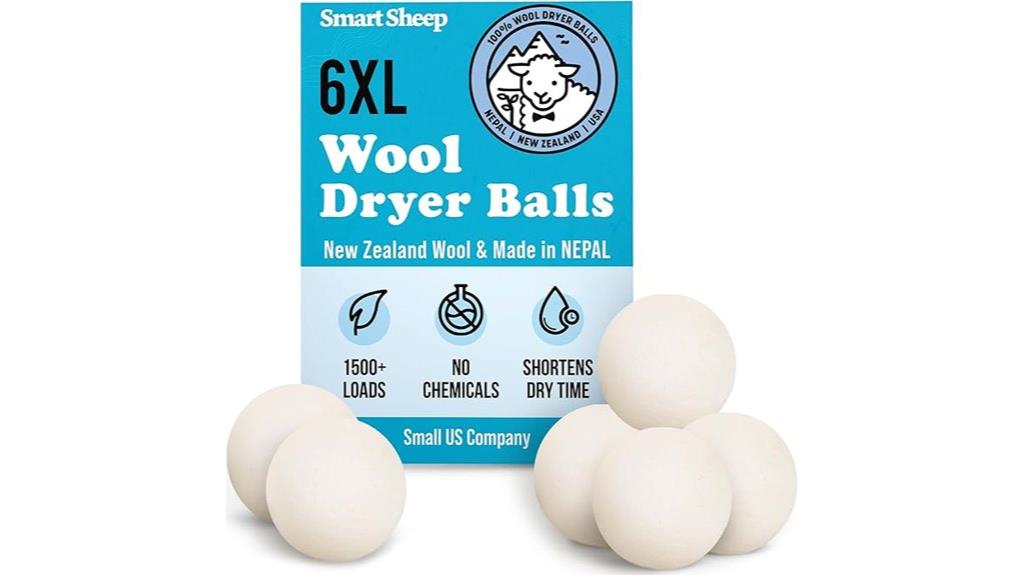 xl natural wool dryer balls