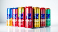 zero sugar energy drink selection