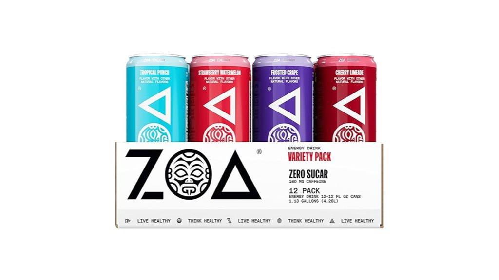 zero sugar energy pack