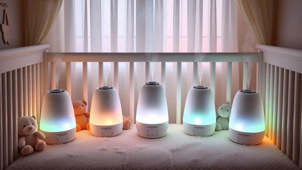 baby room humidifiers with lights