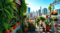 balcony urban gardening ideas