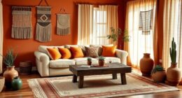 bohemian earth tone decor