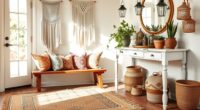 charming boho welcoming decor