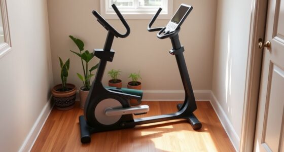 compact space saving ellipticals