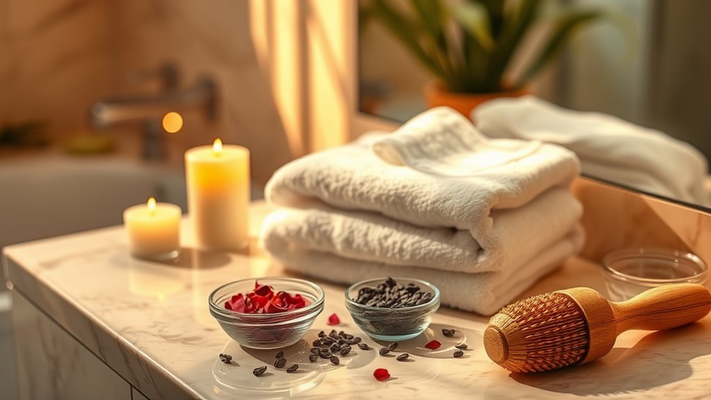 create calming self care rituals