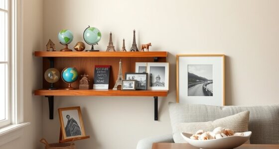 display souvenirs clutter free