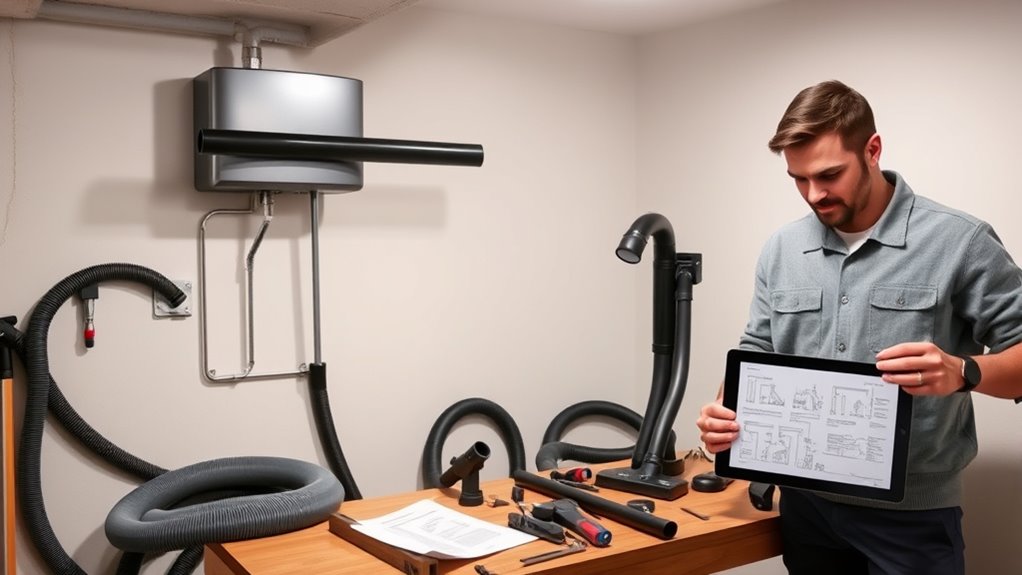 diy central vacuum selection