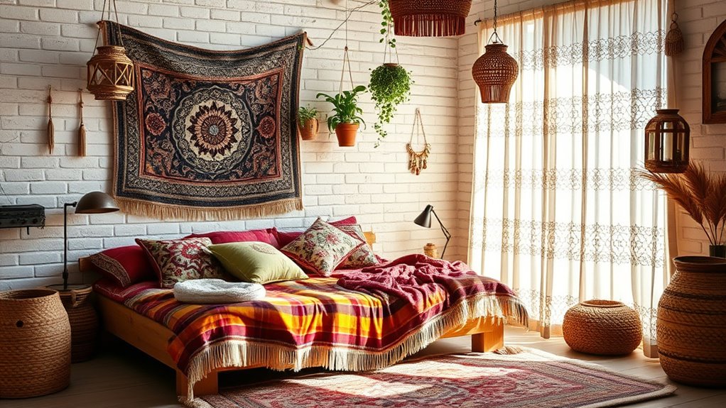 eclectic relaxed boho sanctuary