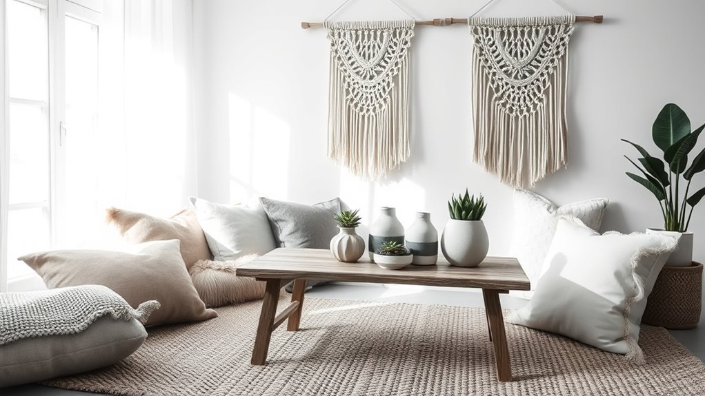elegant neutral bohemian style