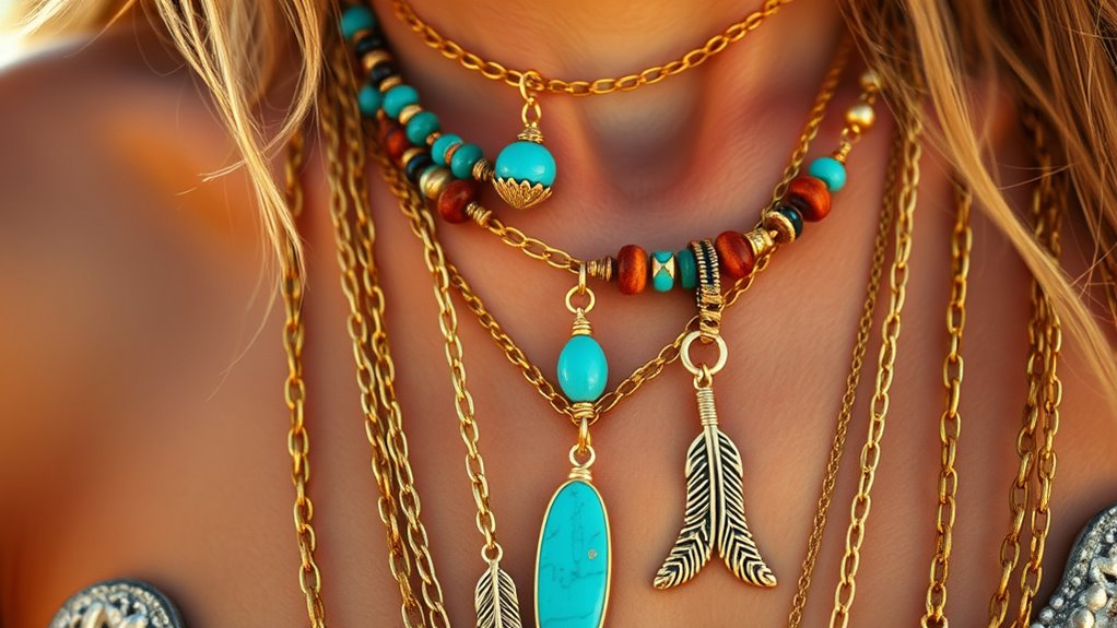 embrace eclectic layered jewelry