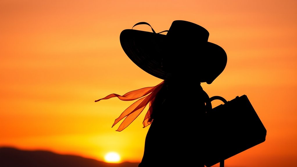 enhancing silhouette with accessories