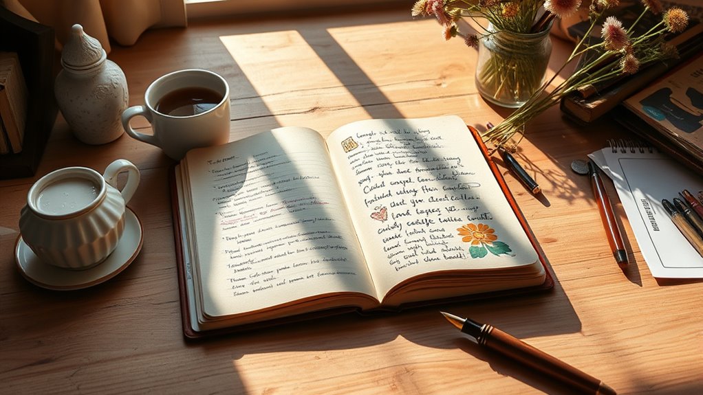expressive artistic unconventional writing