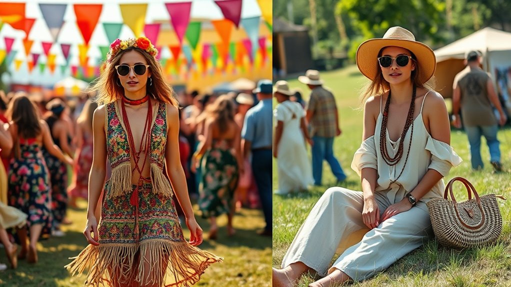 festival accessories and footwear