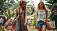 festive boho fashion differences