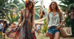 festive boho fashion differences