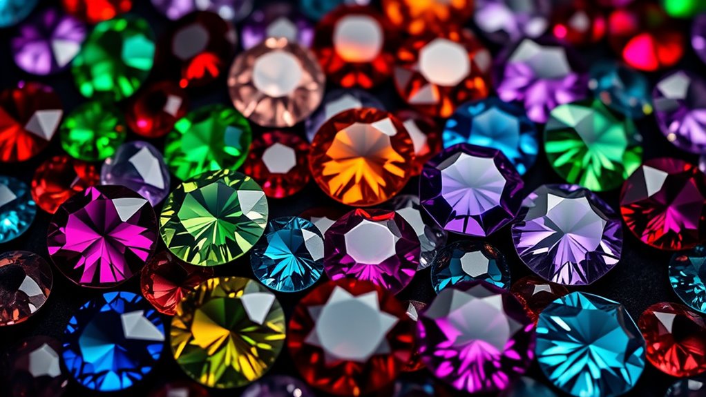 gemstone colors convey symbolism