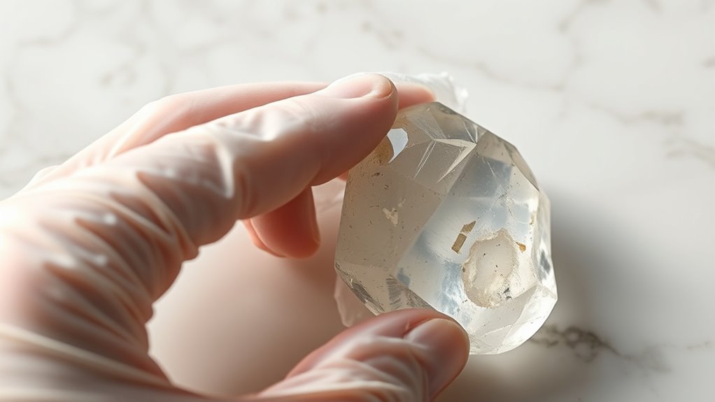 gentle cleaning for delicate stones