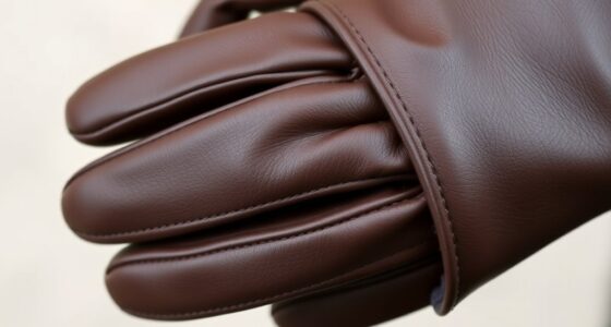 gloves material lining fit