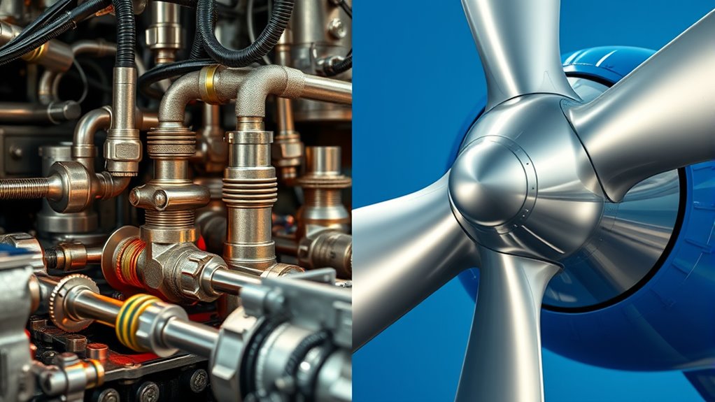 hydraulics and propeller systems