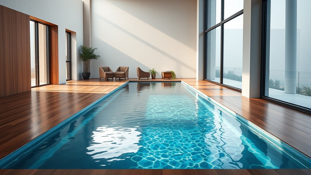 indoor endless pool integration