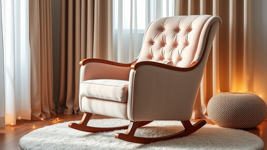 luxury nursery rocking chairs
