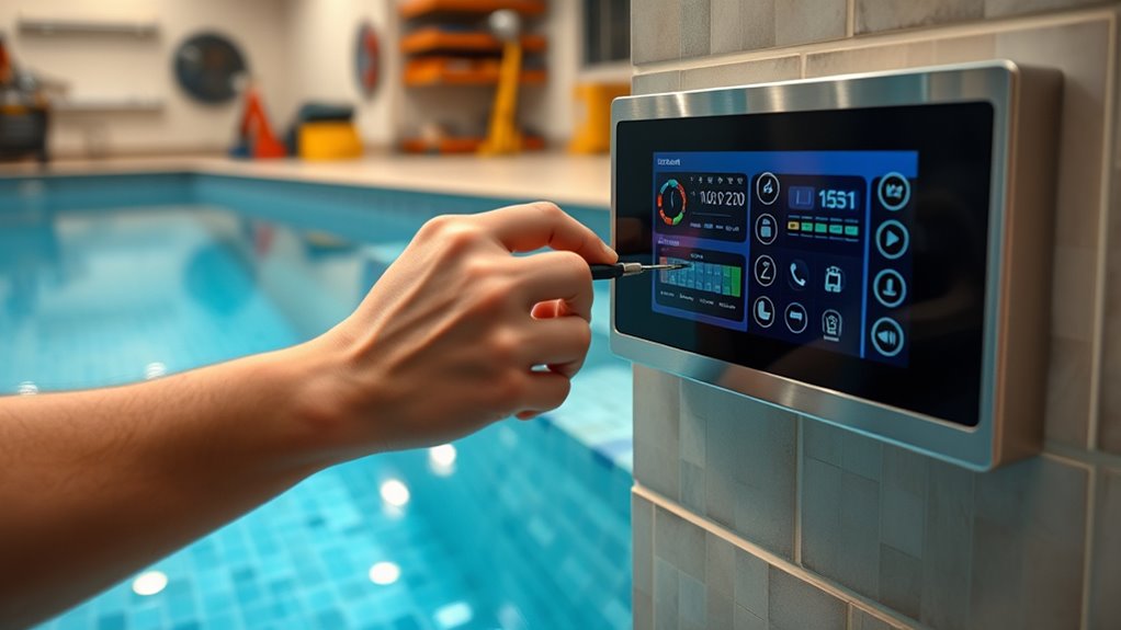 regular pool maintenance routine