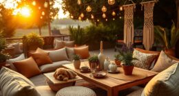relaxed bohemian gathering