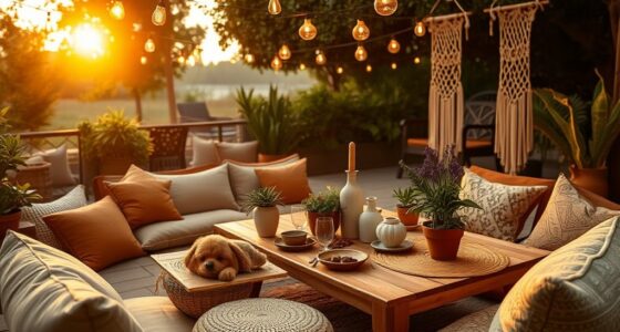 relaxed bohemian gathering