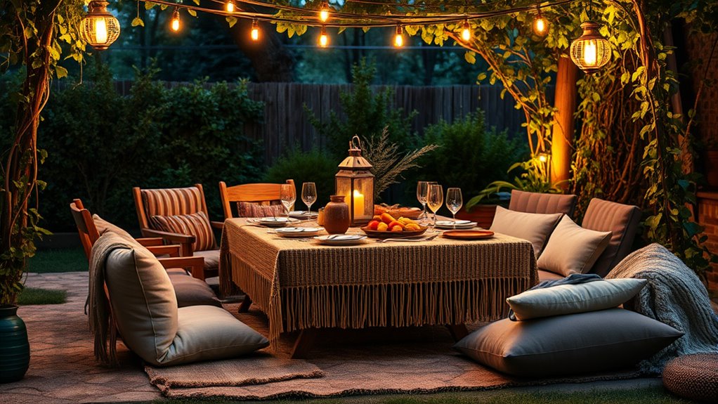 relaxed eclectic boho gathering