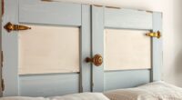 repurposing doors as headboards