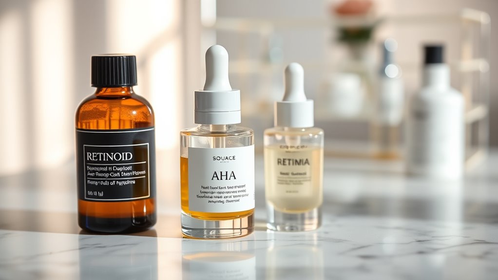 retinoids versus ahas skincare