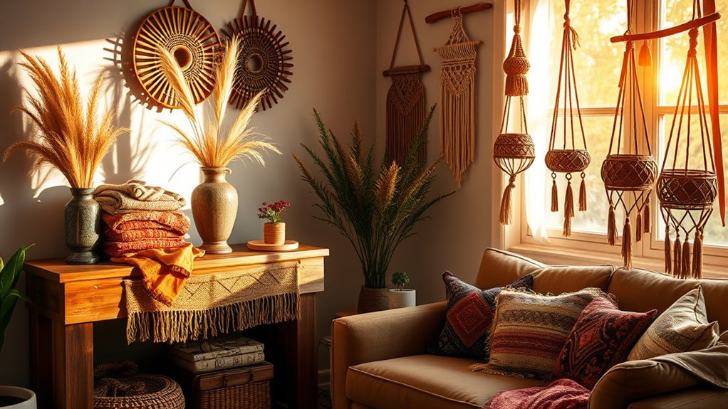 seasonal boho decor updates