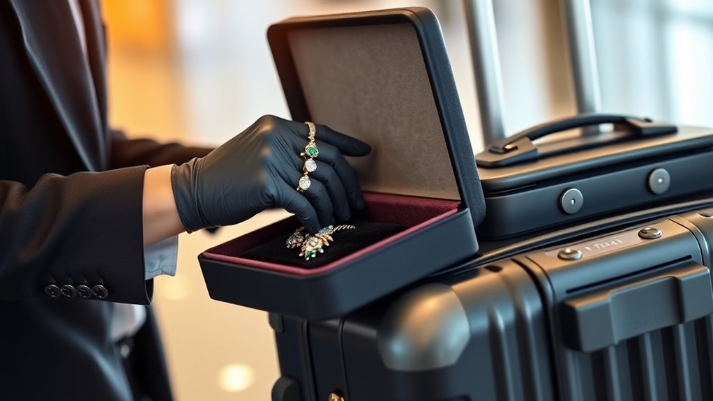 securely transporting jewelry