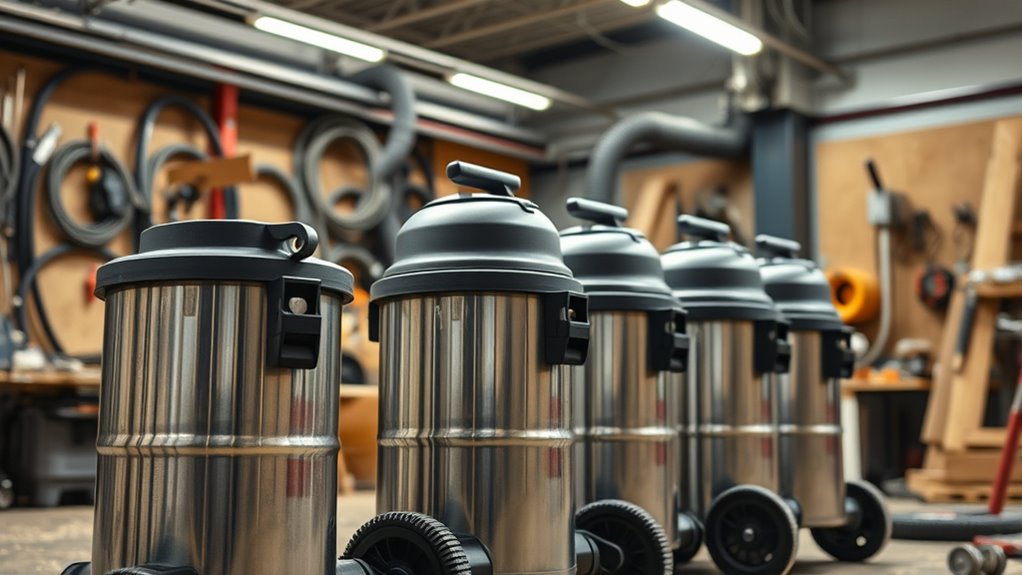 shop vacuum suction and features