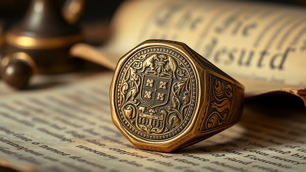 signet rings symbolize heritage power