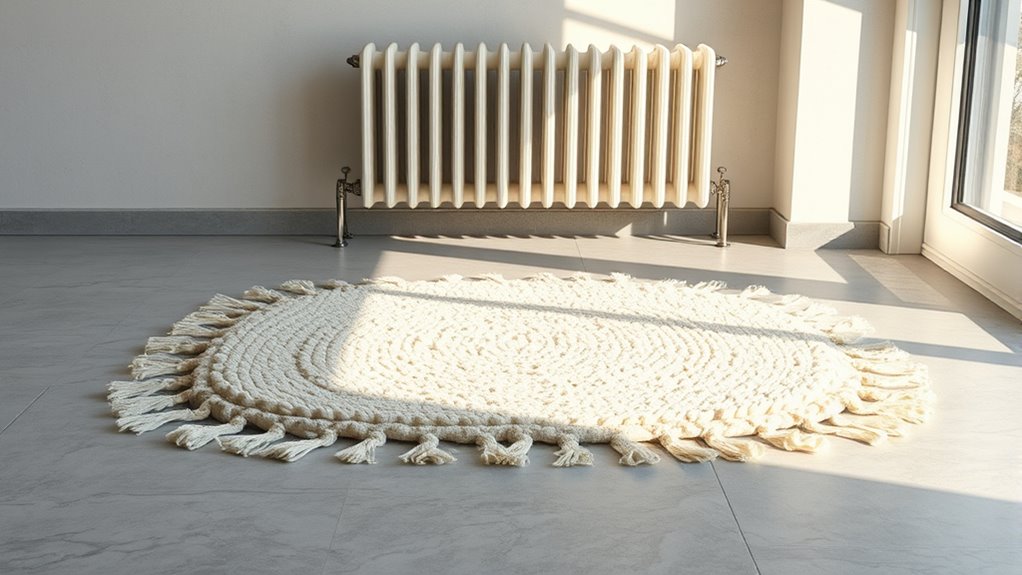 warmth enhancing concrete flooring