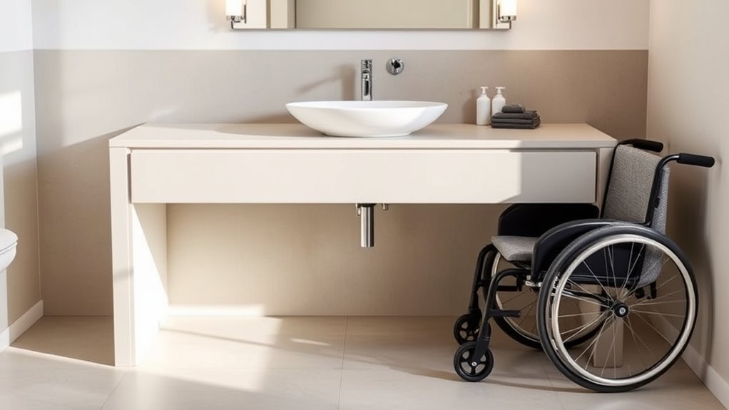 accessible bathroom vanity design