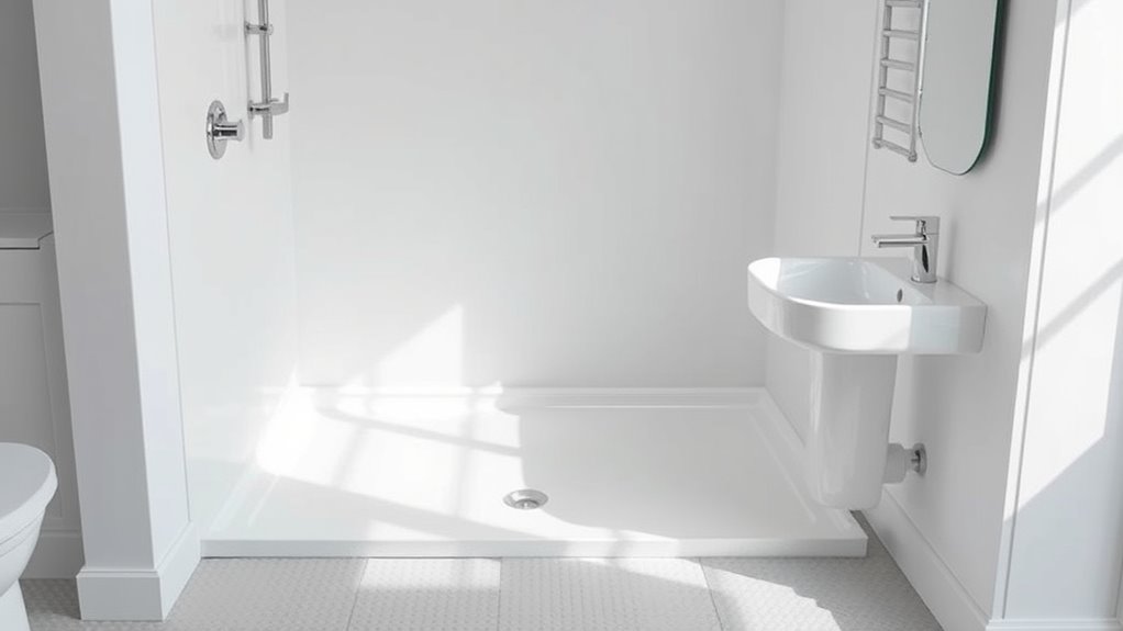 accessible shower base options