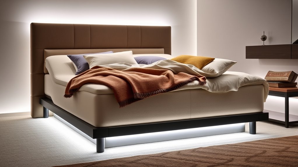 adjustable beds with lighting