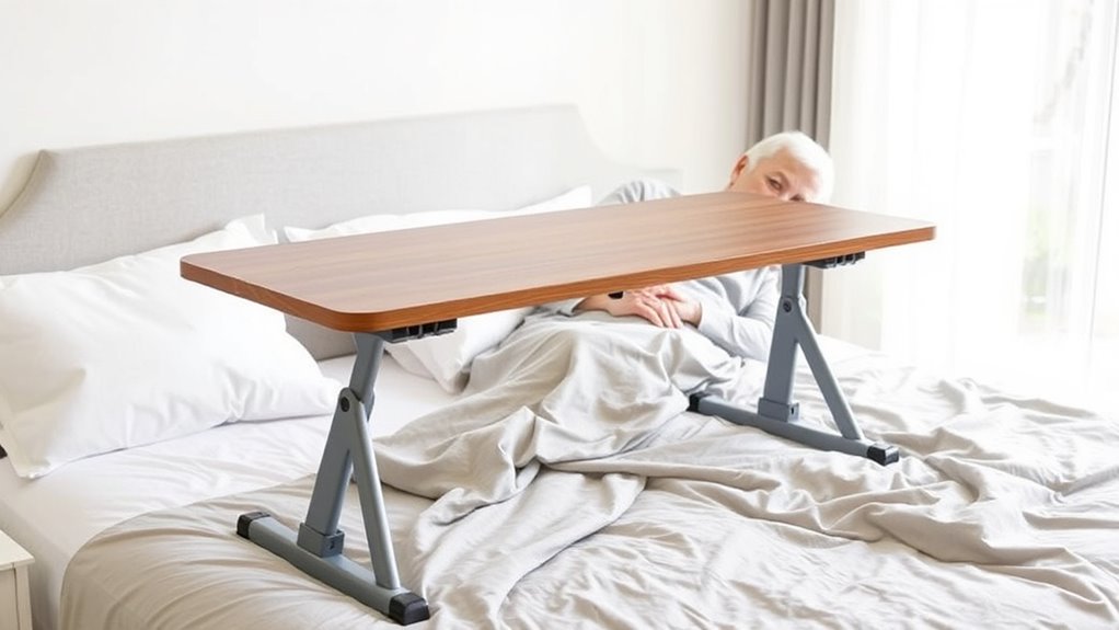 adjustable mobile stable table