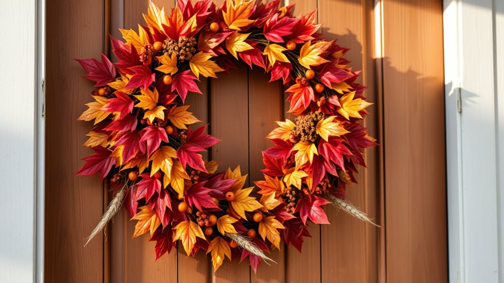 autumn door wreath ideas