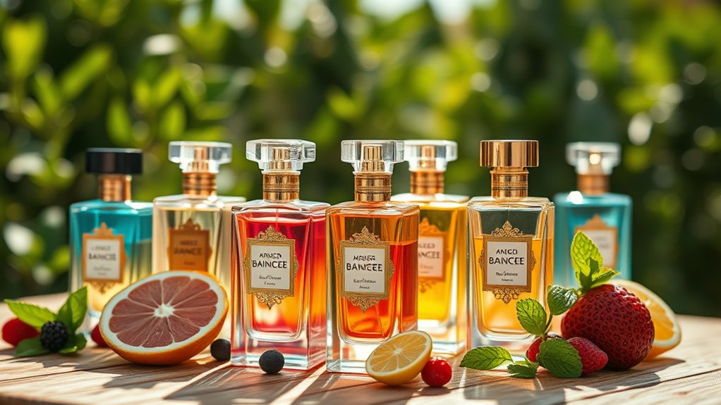 balanced lasting summer fragrances