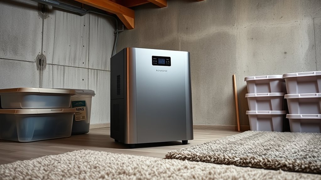 basement dehumidifier selection criteria