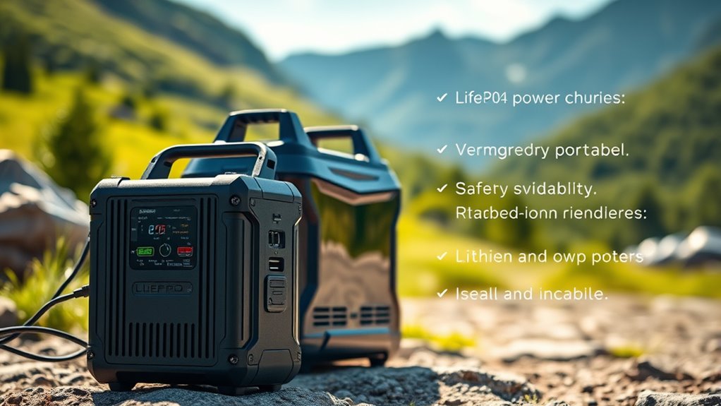 battery comparison for power stations