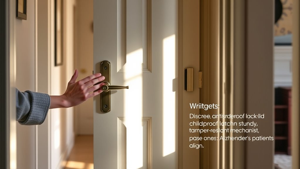 caregiver friendly durable safe locks